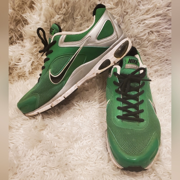 Nike Other - 🍀Mens| nike air max green and silver sneakers|size 13